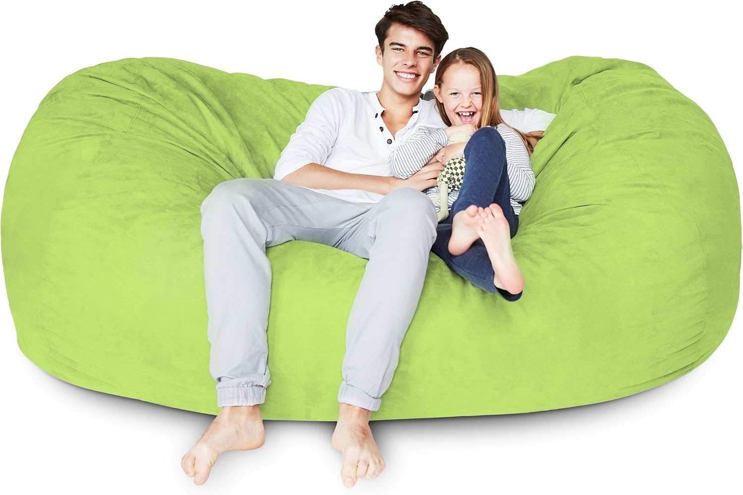  Giant 7ft Bean Bag Chair with Microsuede Cover - Ultra Soft-Aldronix