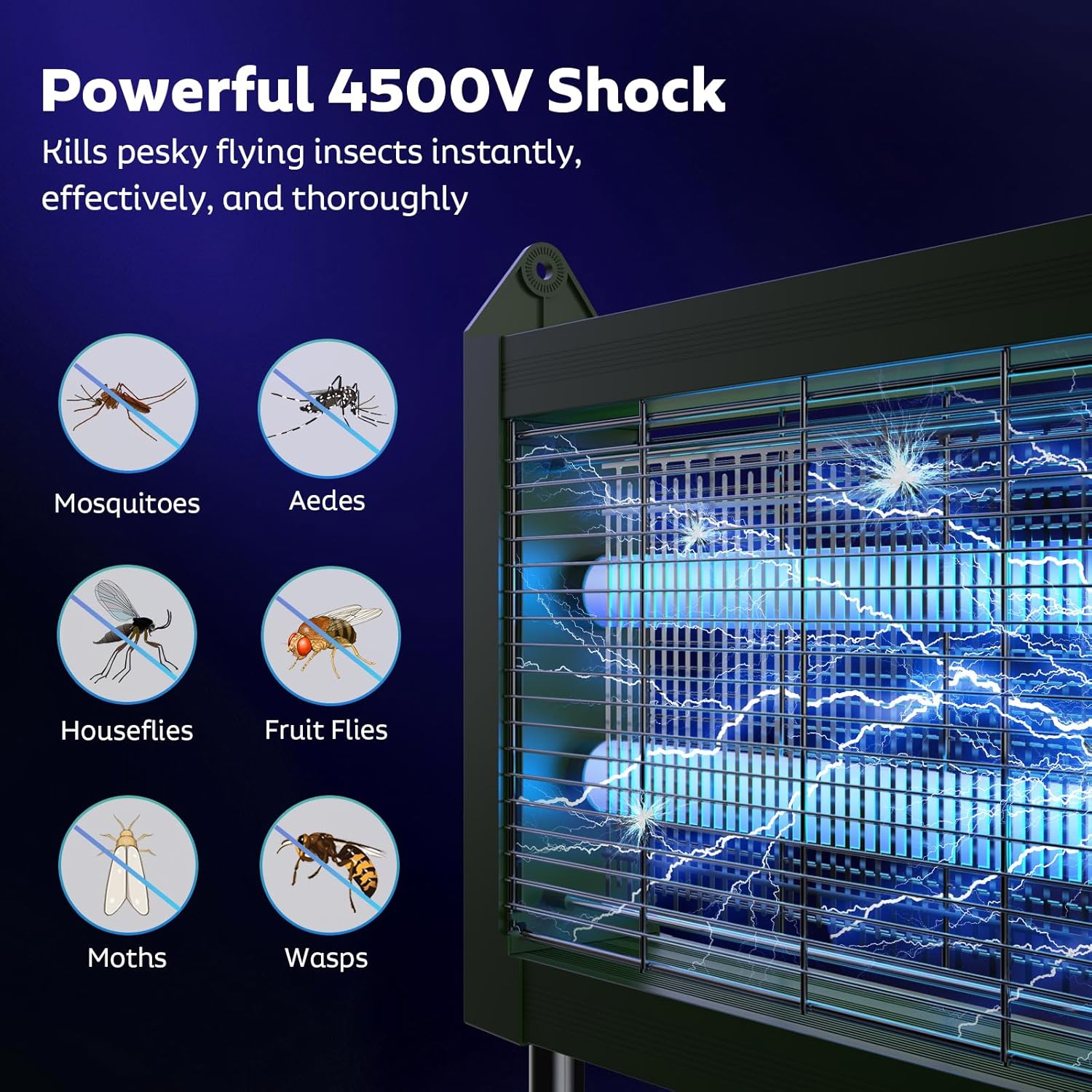 Solar Bug Zapper Outdoor-Aldronix