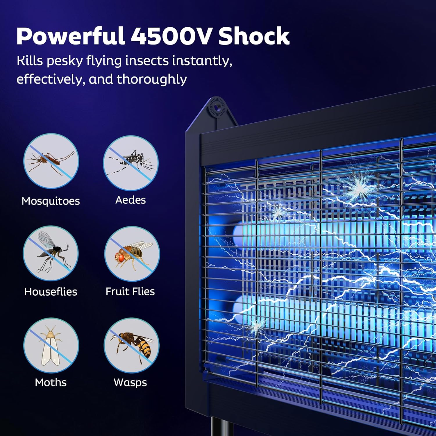 Solar Bug Zapper Outdoor-Aldronix