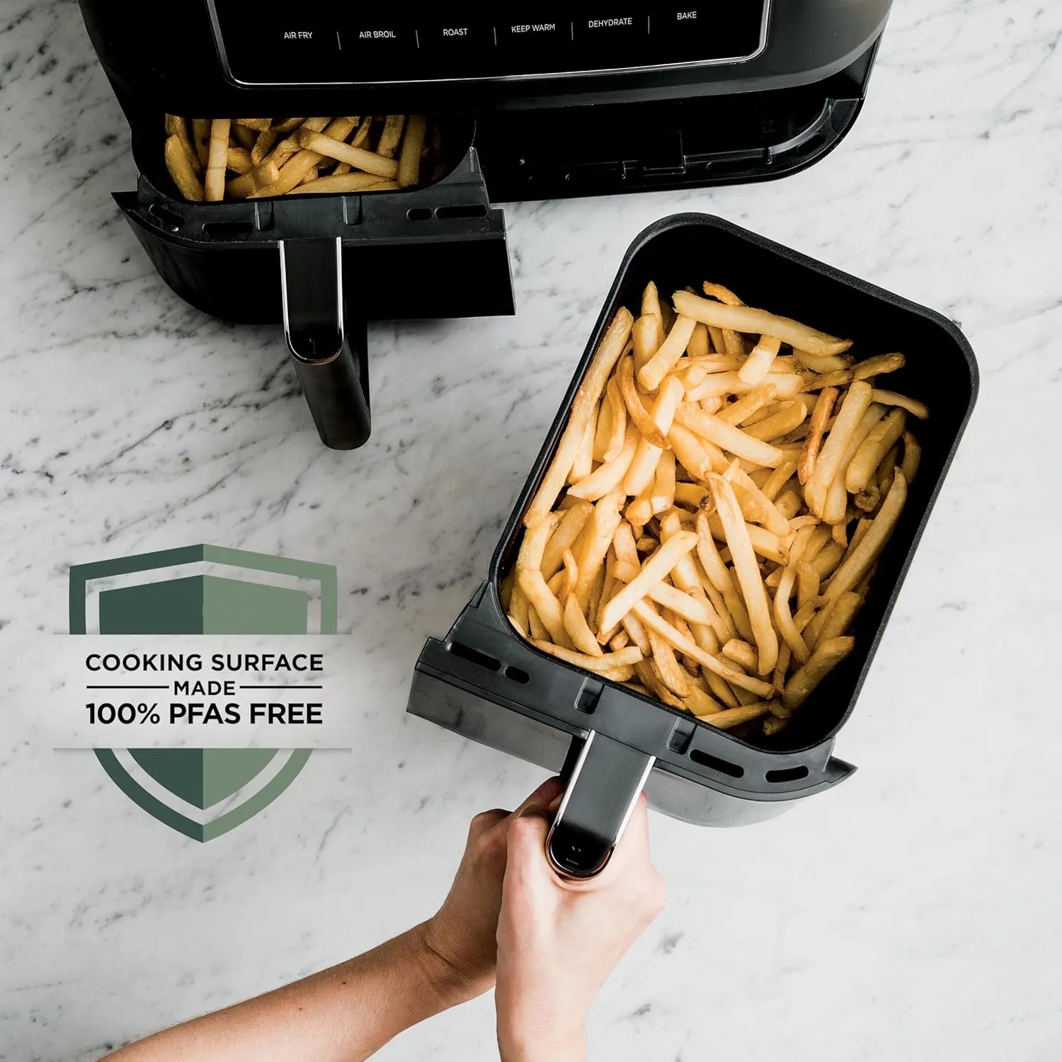 Foodi 10QT 6-in-1 DualZone Smart XL Air Fryer-Aldronix