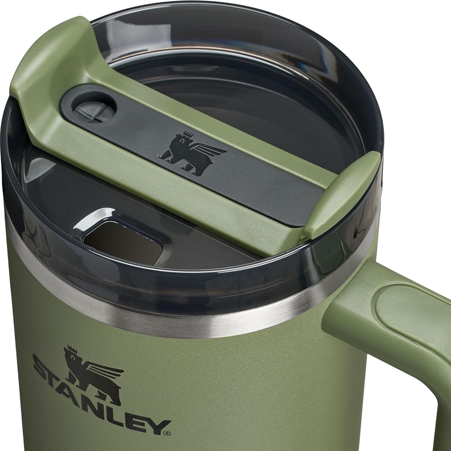 Stanley Quencher H2.0 Tumbler with Handle and Straw 30 oz | Flowstate 3-Position Lid | Cup Holder Compatible for Travel | Insulated Stainless Steel Cup | BPA-Free | Cherry Blossom-Aldronix