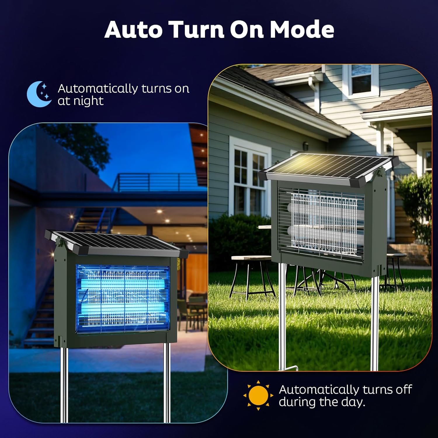Solar Bug Zapper Outdoor-Aldronix