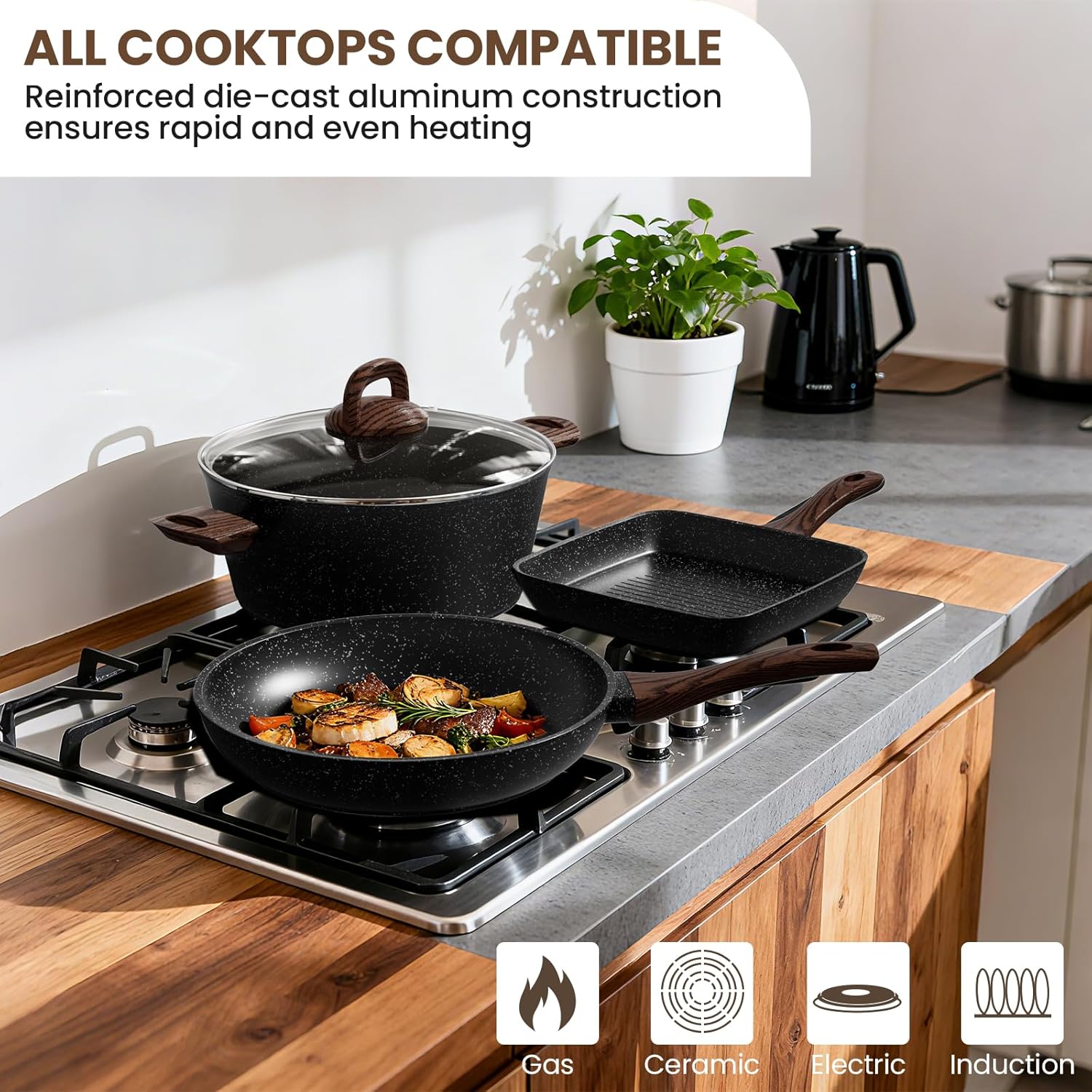 Umite Chef 31-piece nonstick cookware and bakeware set product image 8