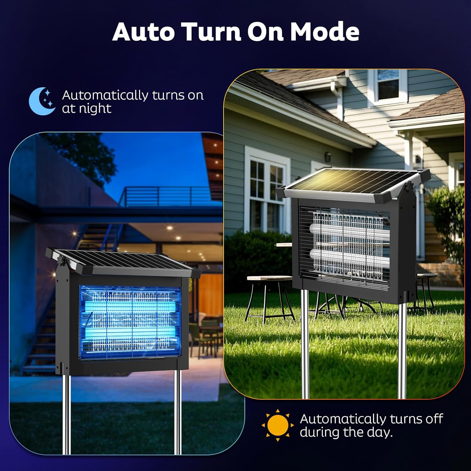 Solar Bug Zapper Outdoor-Aldronix