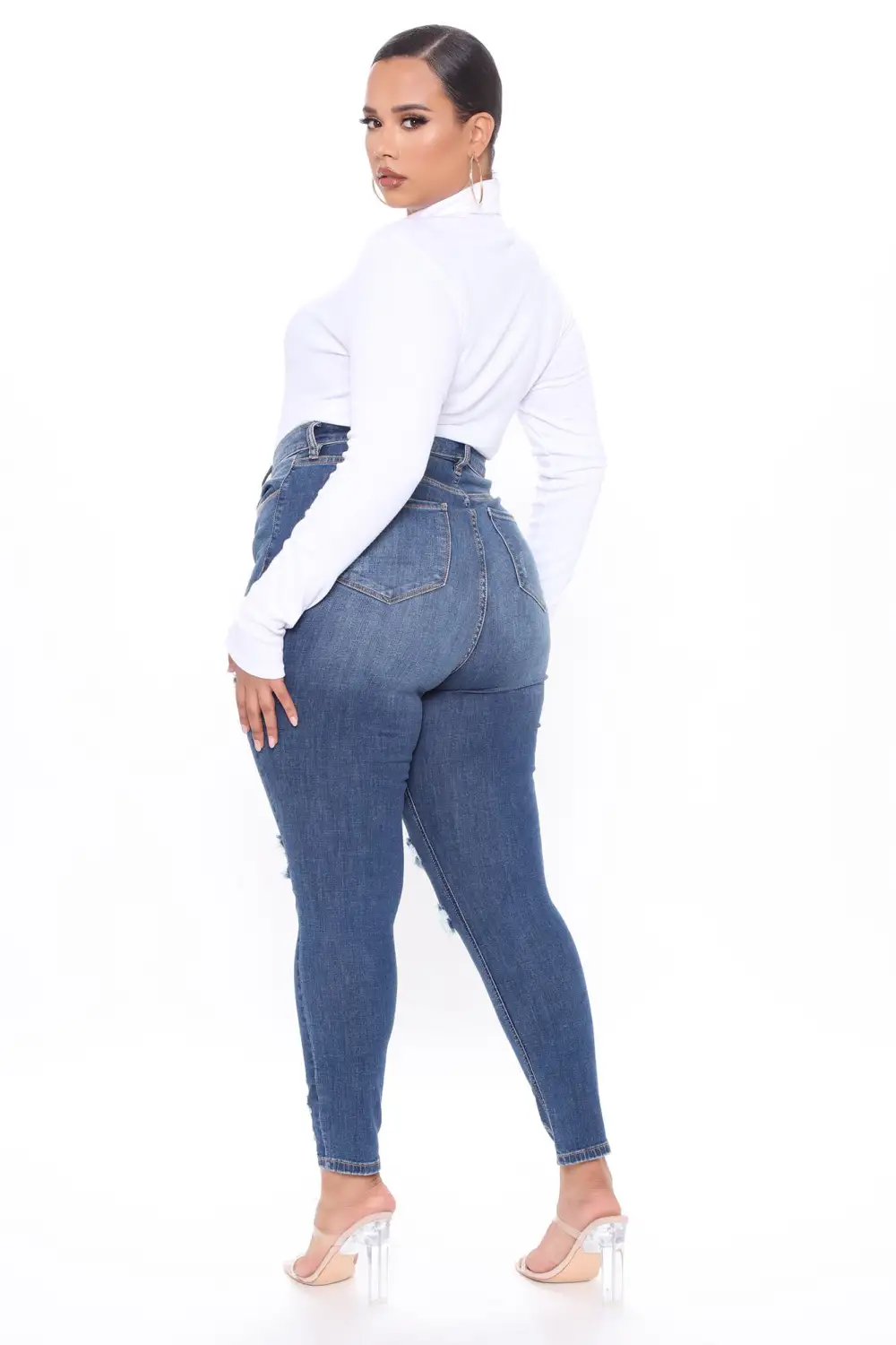 Don't Believe It Skinny Jeans - Dark Denim-Aldronix