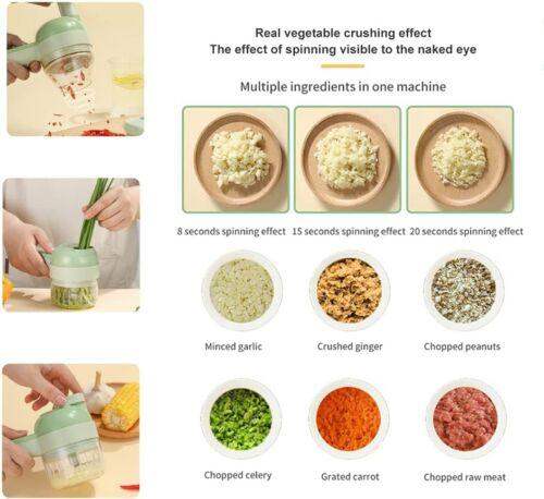 4 In 1 Electric Food Cutter-Aldronix