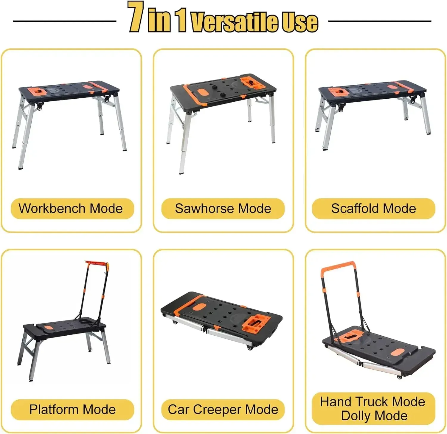 7-in-1 Multifunctional Workbench-Aldronix