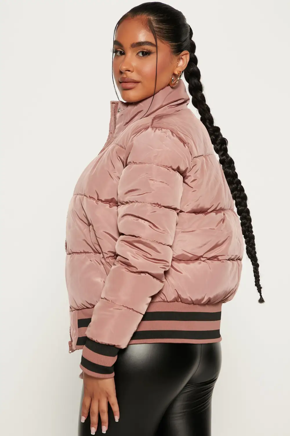 Mrs. Jackson Puffer Jacket - Light Pink-Aldronix
