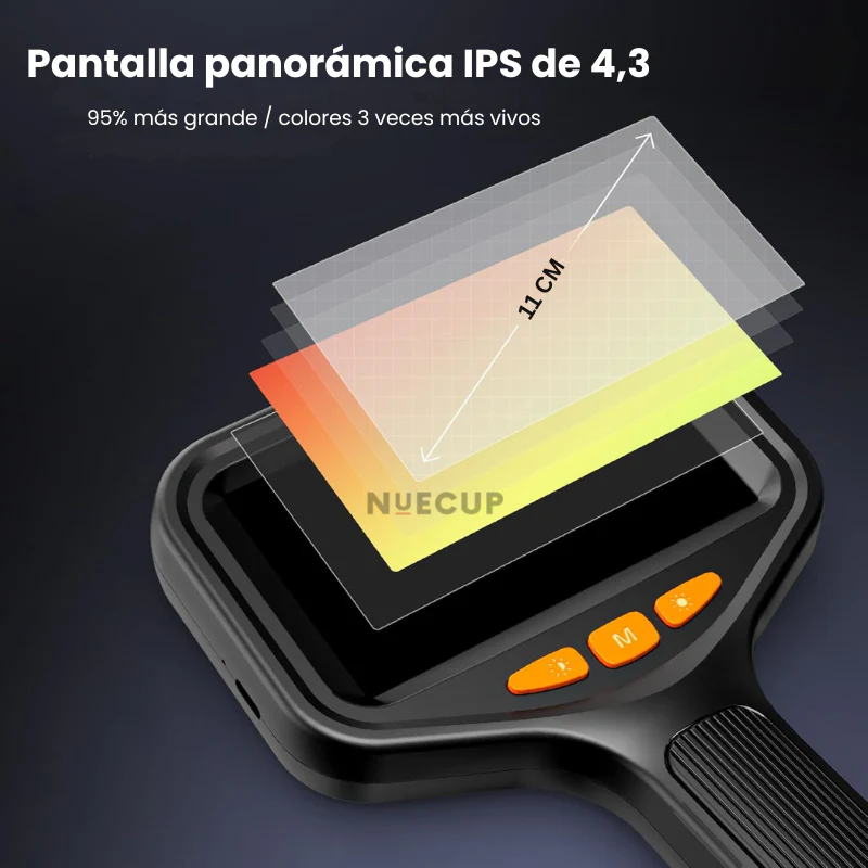 Cámara Endoscópica HD 1080P con Luz LED-Aldronix
