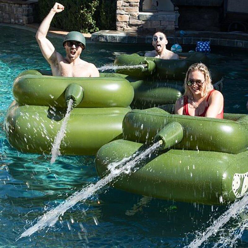 Pool Punisher Inflatable Tank Pool Float Pool Toys Pool Inflatables Swimming Pool Float-Aldronix