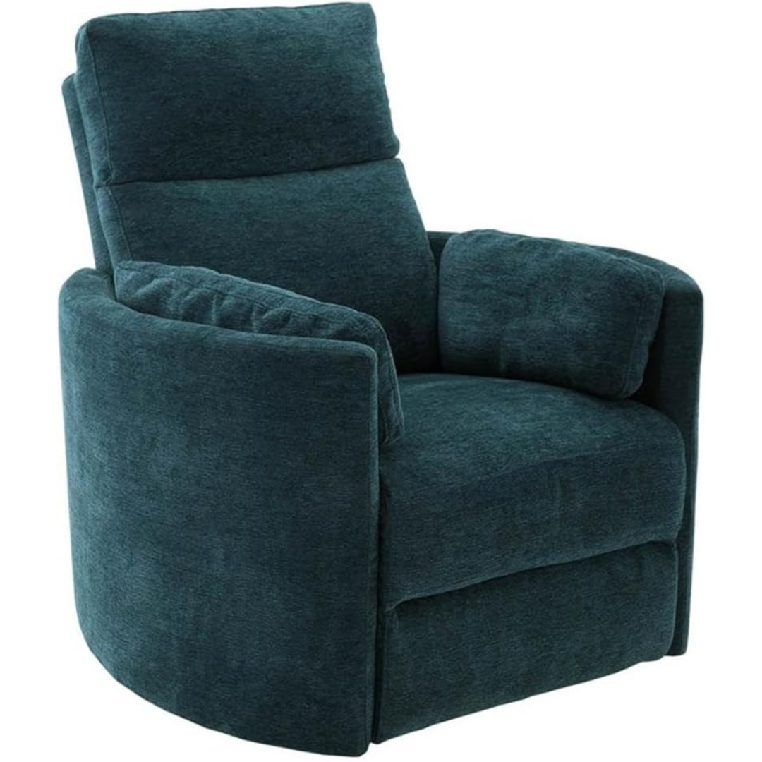 Swivel Glider Recliner in Ivory-Aldronix