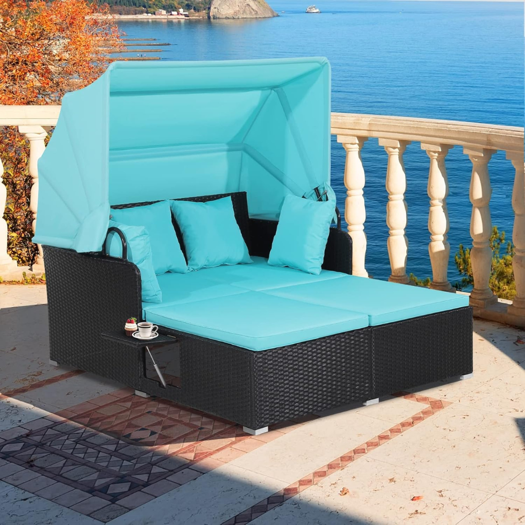 Wicker Sun Lounger-Aldronix