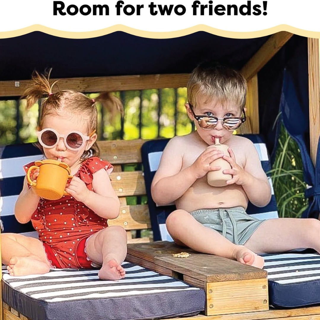 Double Garden Sun Lounger for Kids-Aldronix