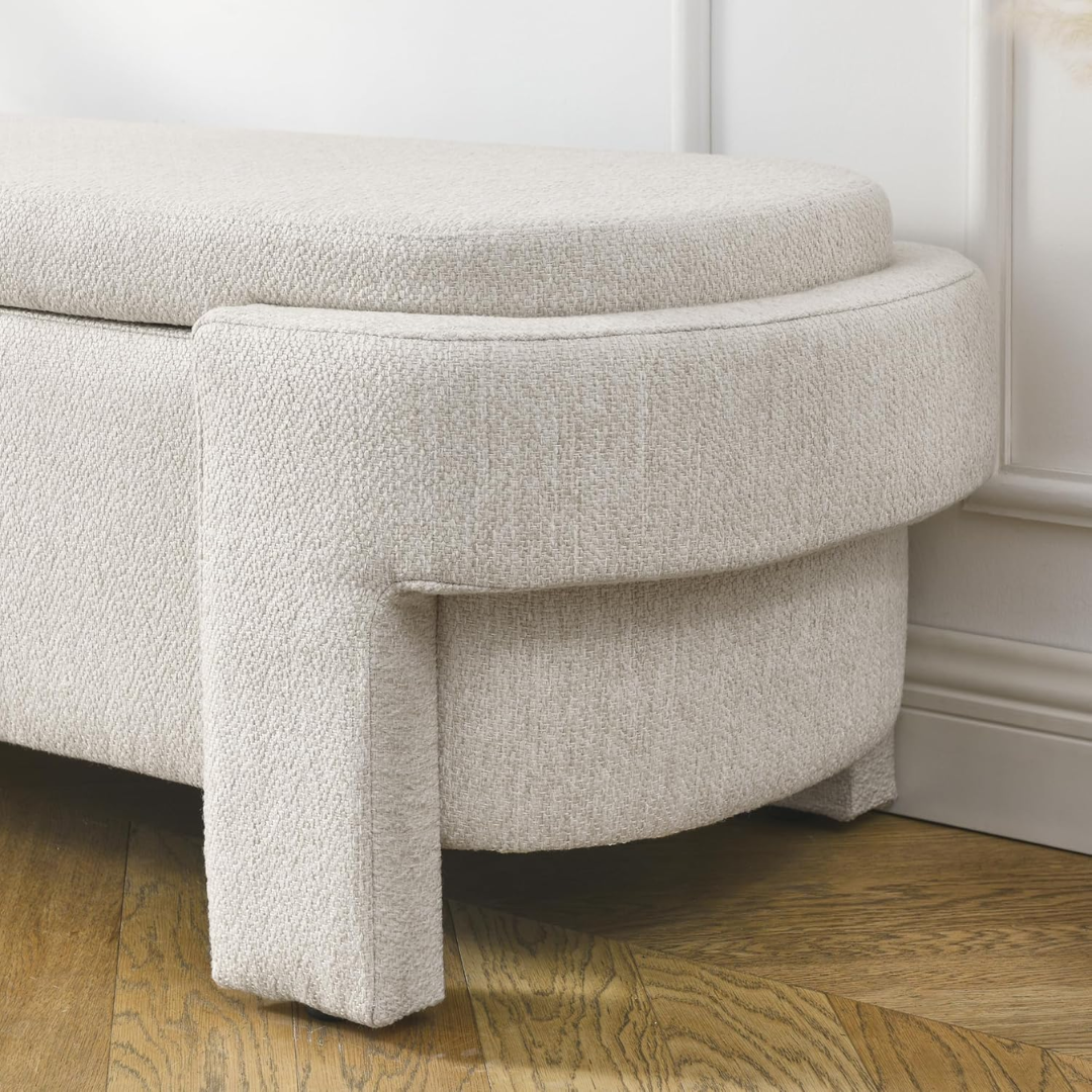 Oval Storage Bench-Aldronix