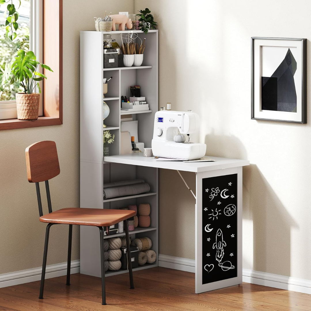 Fold-Out Convertible Writing Table-Aldronix