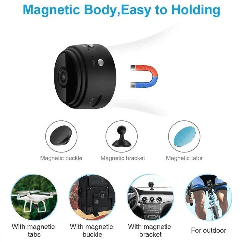 1080p Magnetic WiFi Mini Camera-Aldronix