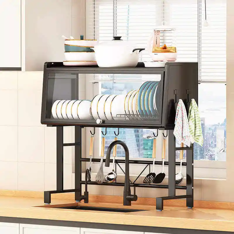 Hot Sale Stainless Steel Sliding Sink Top Storage Rack-Aldronix