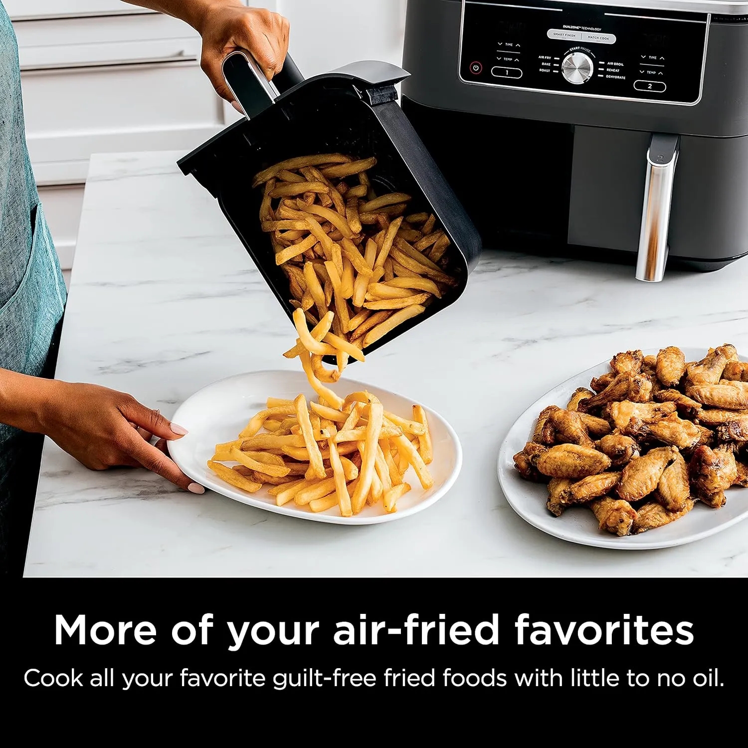 Foodi 10QT 6-in-1 DualZone Smart XL Air Fryer-Aldronix