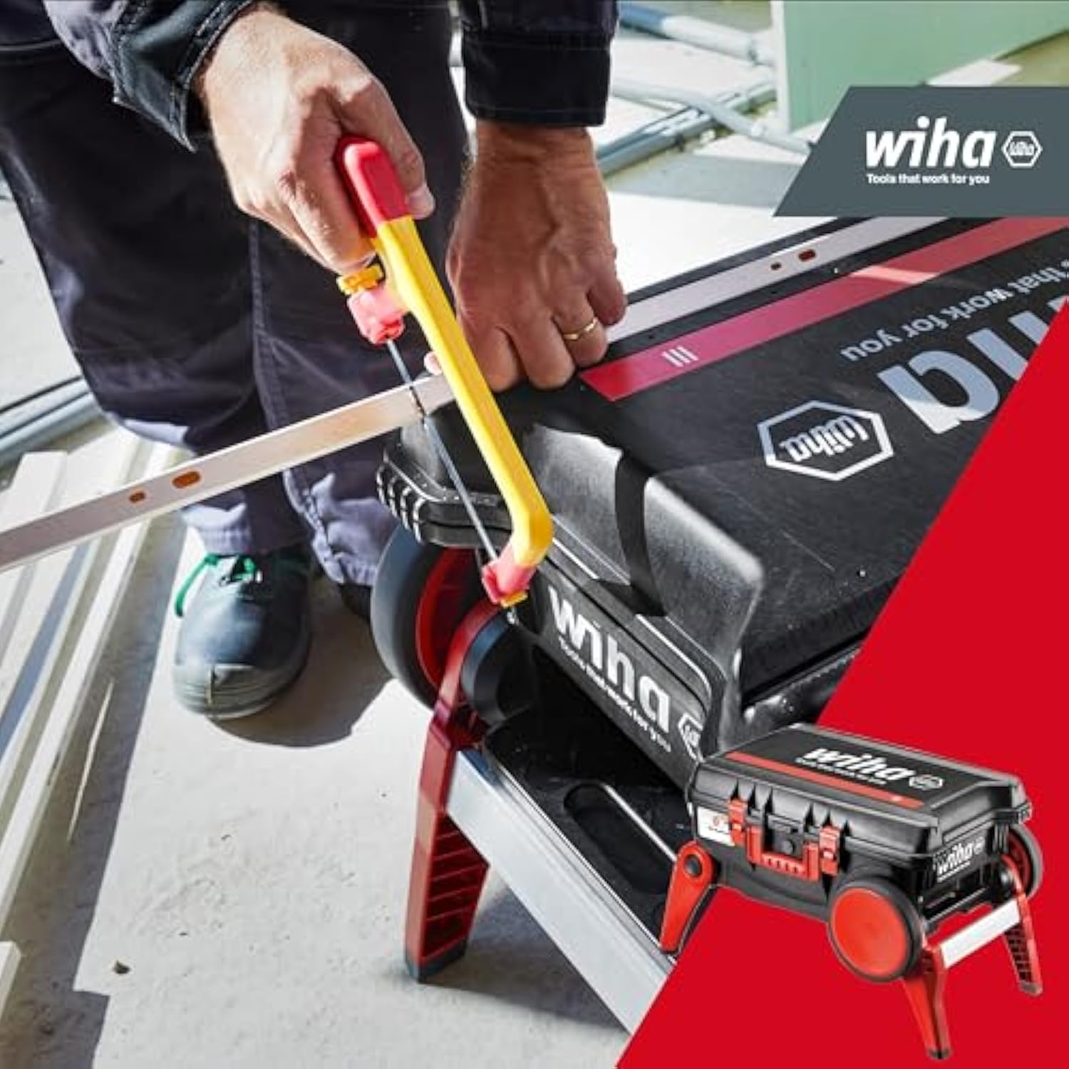 Electric Tool Box Set - 80 Piece Assortment with Wheels-Aldronix