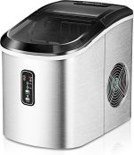Ice Maker Countertop with Handle-Aldronix