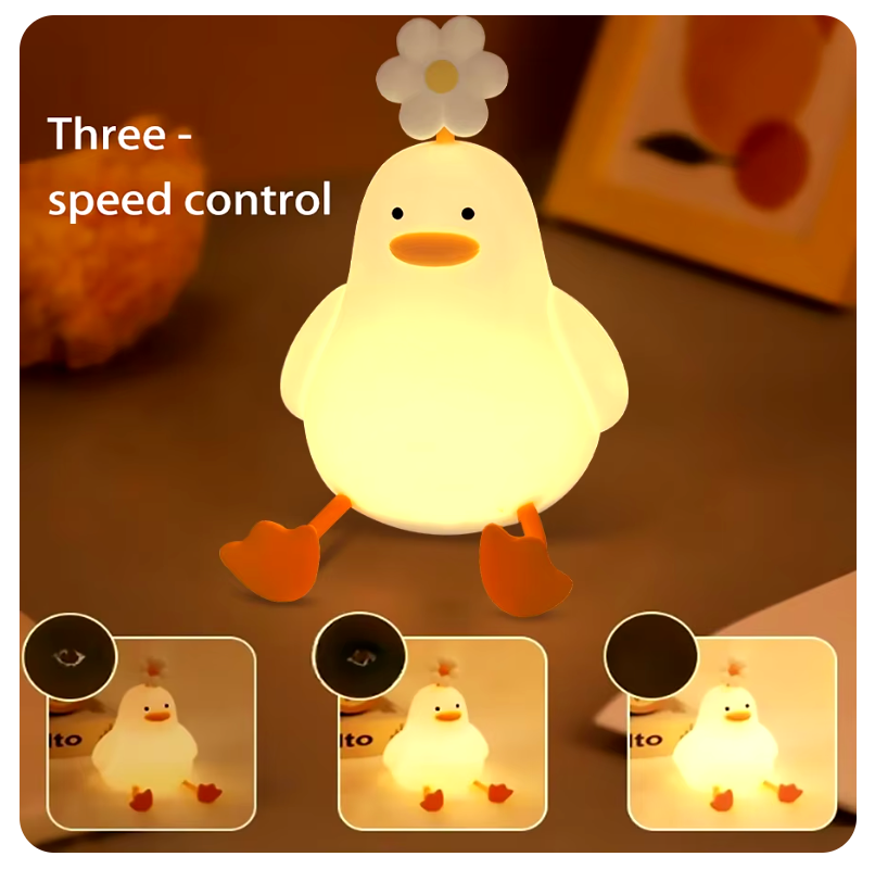 Cute Duck Led Rechargeable Night Light-Aldronix