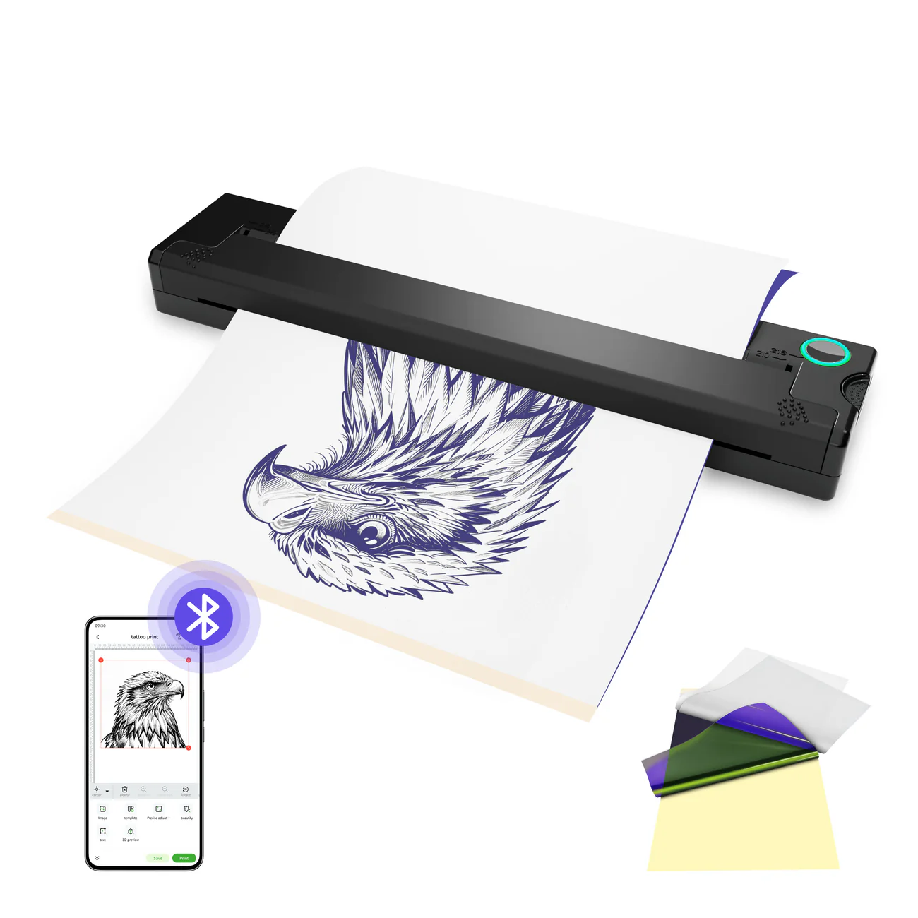 wireless thermal tattoo printer-Aldronix