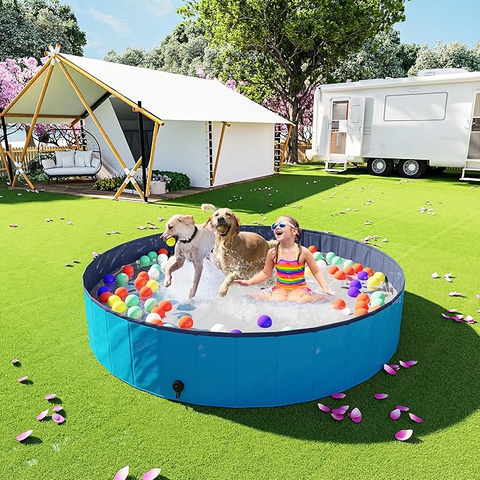 Dog Pool with Sprinkler-Aldronix