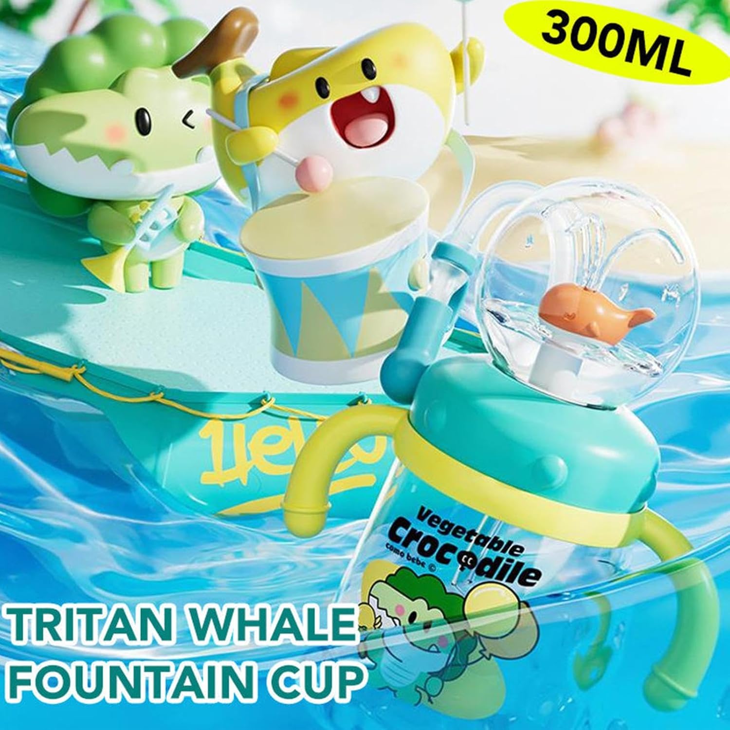 Sippy Cup | Spray Feature Drinking Water Bottle Cup-Aldronix