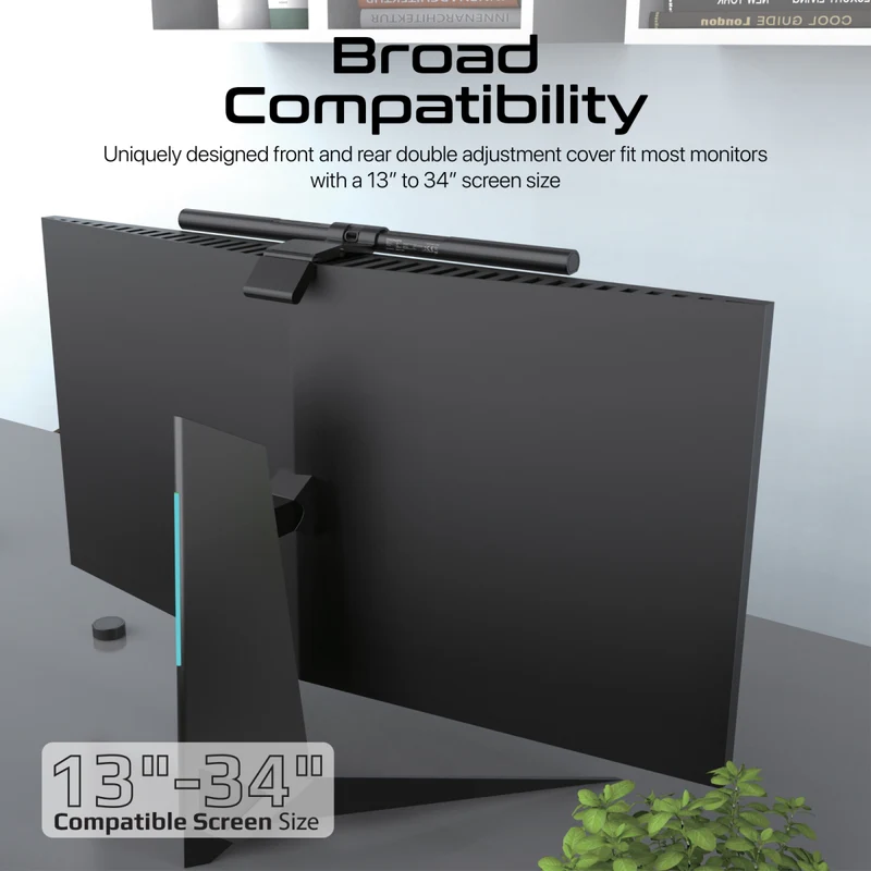 Touch Controlled LED Monitor Light with Wireless Controller-Aldronix
