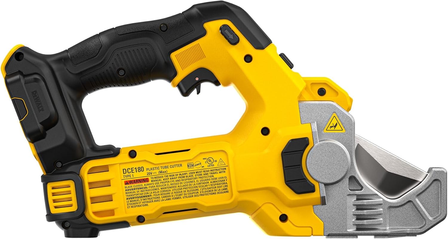 DEWALT 20V MAX plastic pipe cutter, bare tool only (DCE180B)-Aldronix