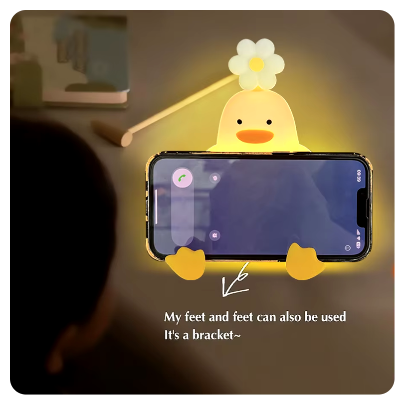 Cute Duck Led Rechargeable Night Light-Aldronix
