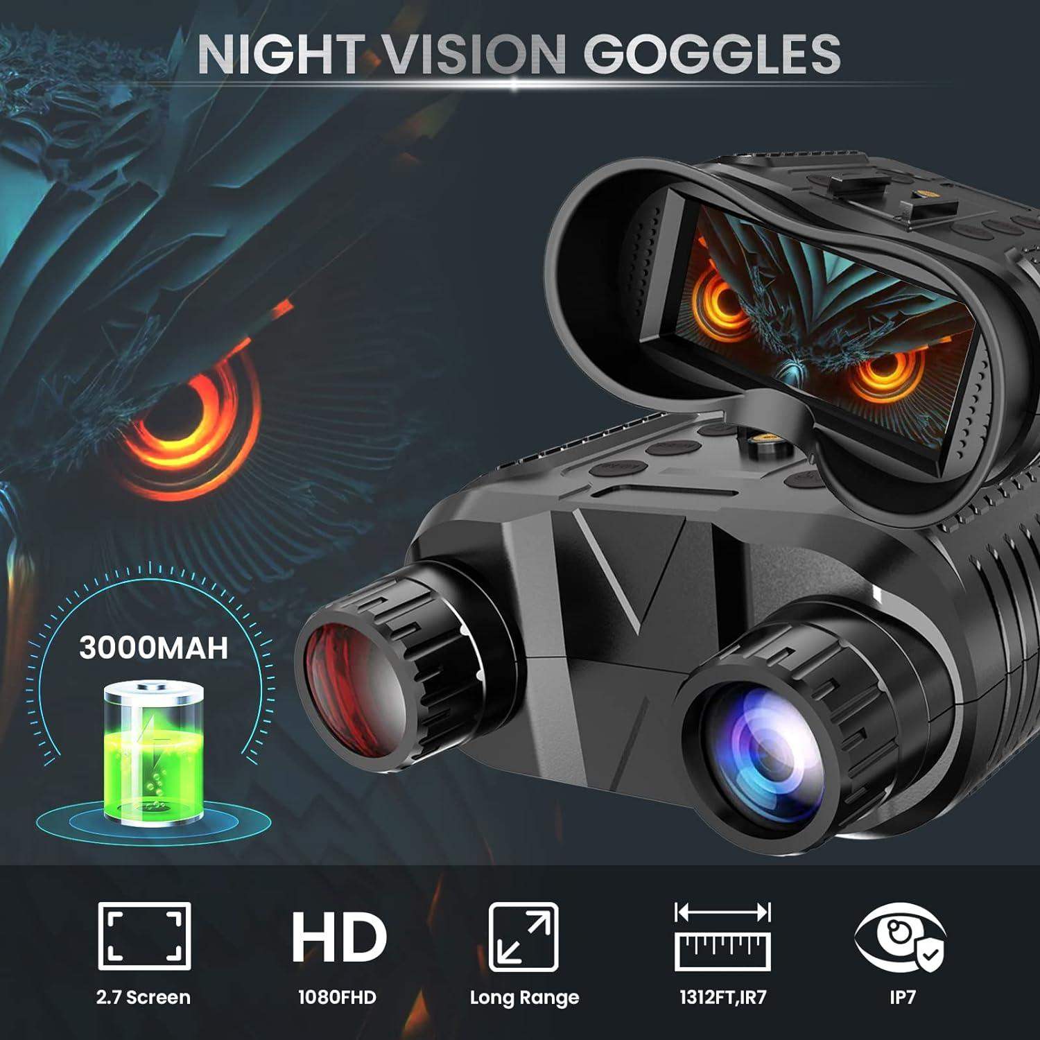 3D Night Vision Goggles Binoculars-Aldronix