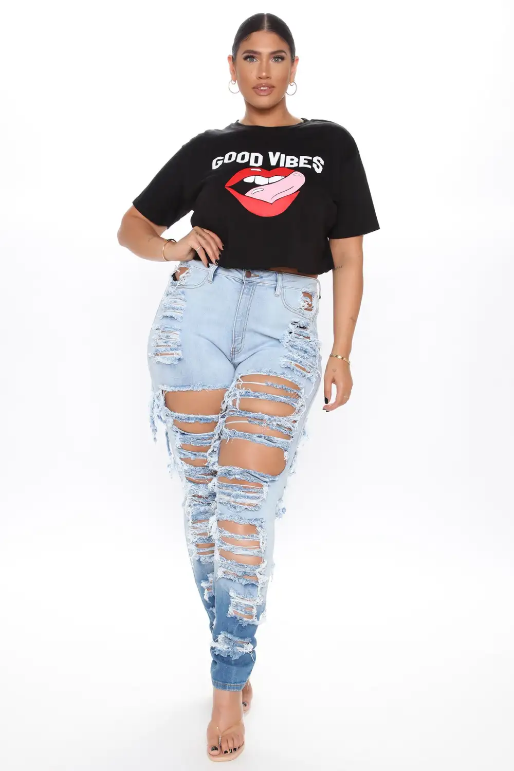 Cheap Thriller High Rise Jeans - Blue-Aldronix