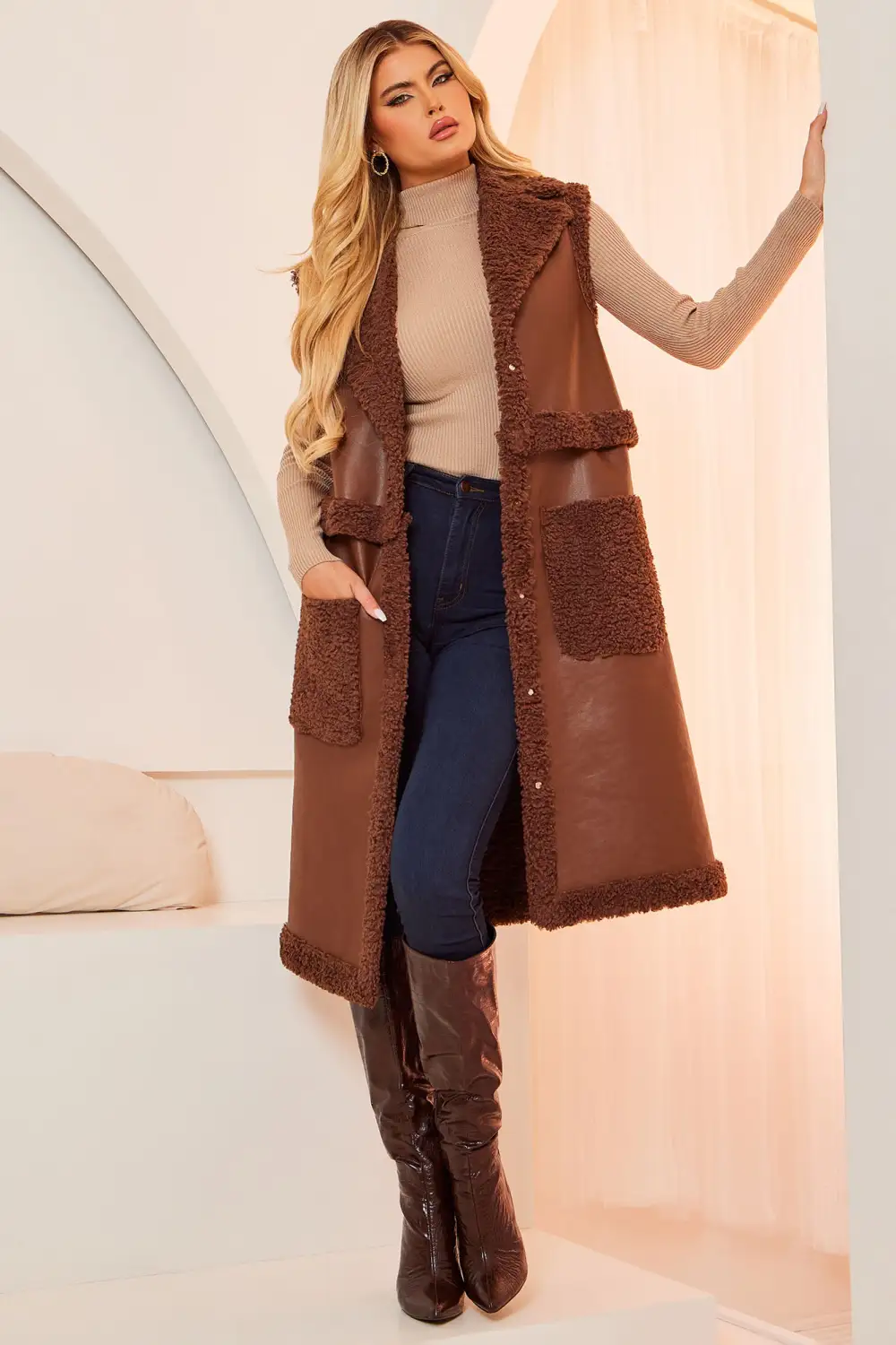 Amsterdam 4 In 1 Coat - Chocolate-Aldronix