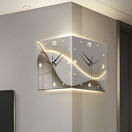 Portability Wall Corner Clock-Aldronix
