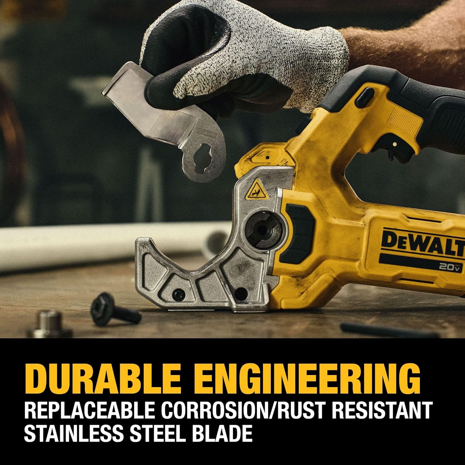 DEWALT 20V MAX plastic pipe cutter, bare tool only (DCE180B)-Aldronix