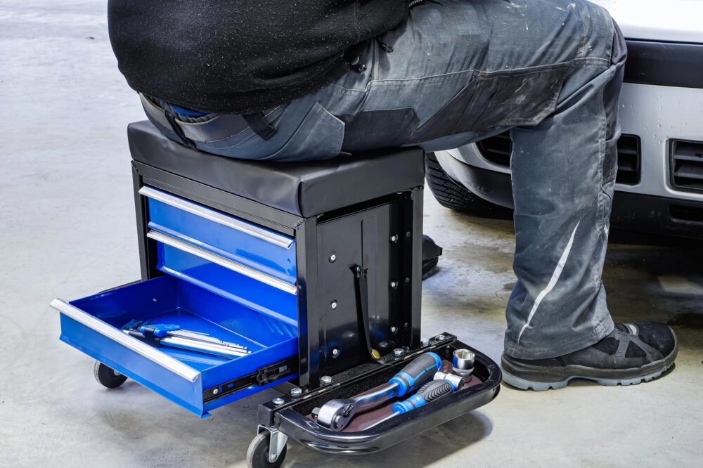 ASIENTO + CARRO DE HERRAMIENTAS TALLER-Aldronix