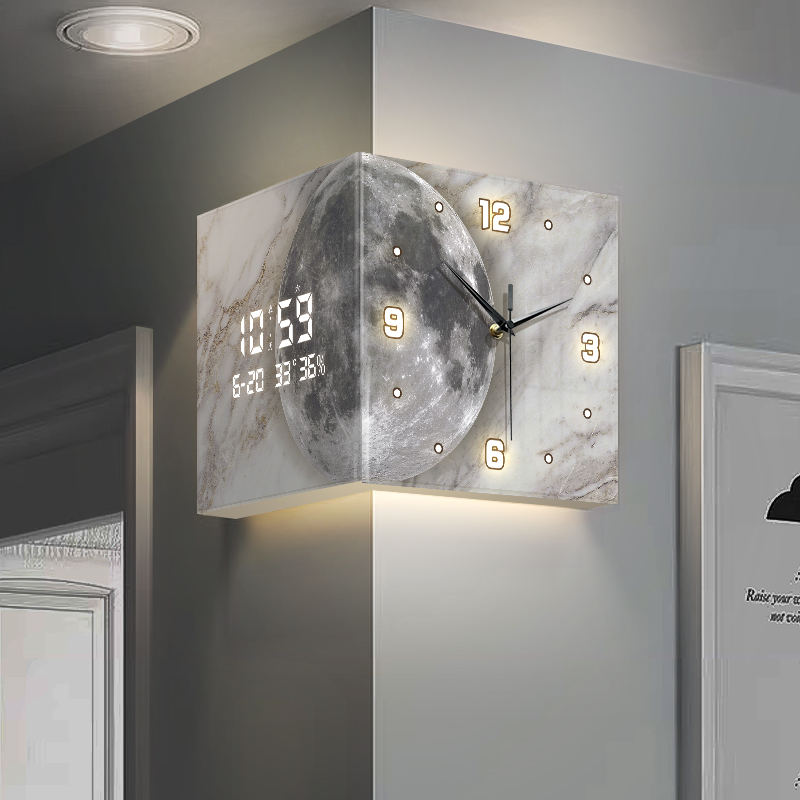 Portability Wall Corner Clock-Aldronix