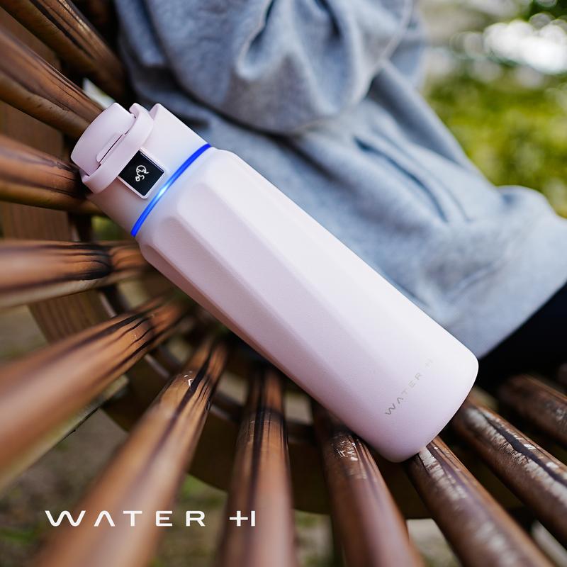 WATERH Boost Smart Water Bottle with APp - Vacuum Insulated Stainless Steel Thermal Cupfor Travel & Gym, Water Intake Tracker &Reminder, Portable Wide Mouth Water BottleIdeal-Aldronix