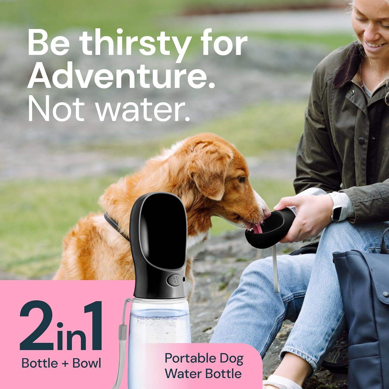 19 oz portable water bottle for dogs-Aldronix