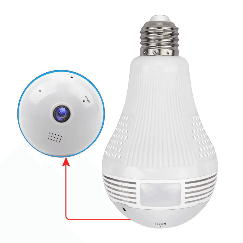 1080P Light Camera Panoramic Bulb Wifi Smart Led Bulb Light Camera-Aldronix