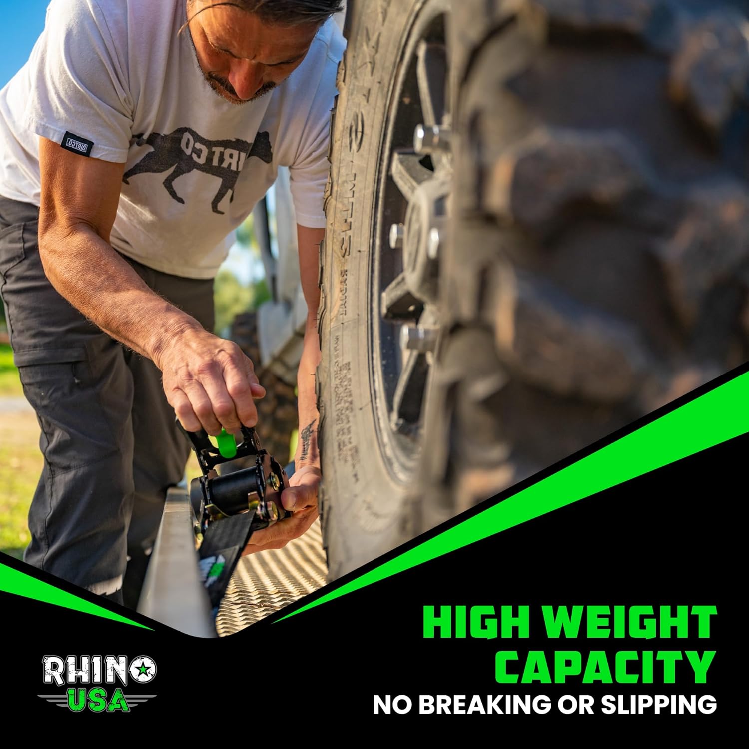 Retractable Ratchet Straps (2-Pack)  (3 lb. Breaking Strength)-Aldronix