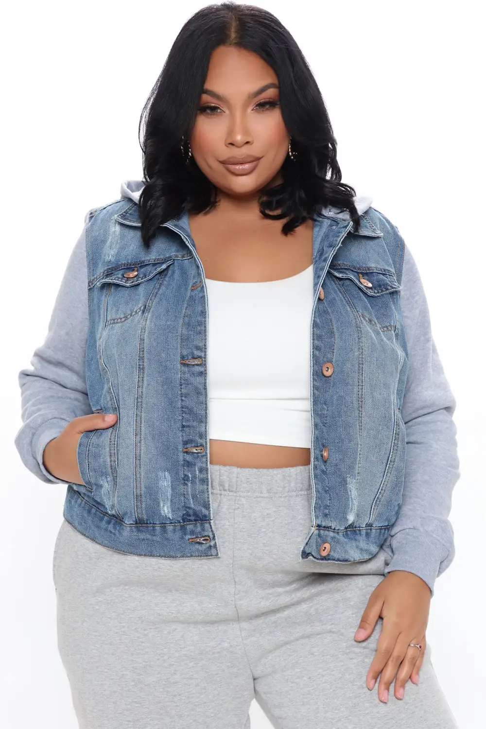 His Name Was Tustin Denim Jacket - Medium Wash-Aldronix