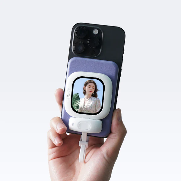 Selfie Display Screen Magnetic Selfie Stick Remote Screen Projector Take Group Photo Record Portable Live Broadcast Rear Camera-Aldronix