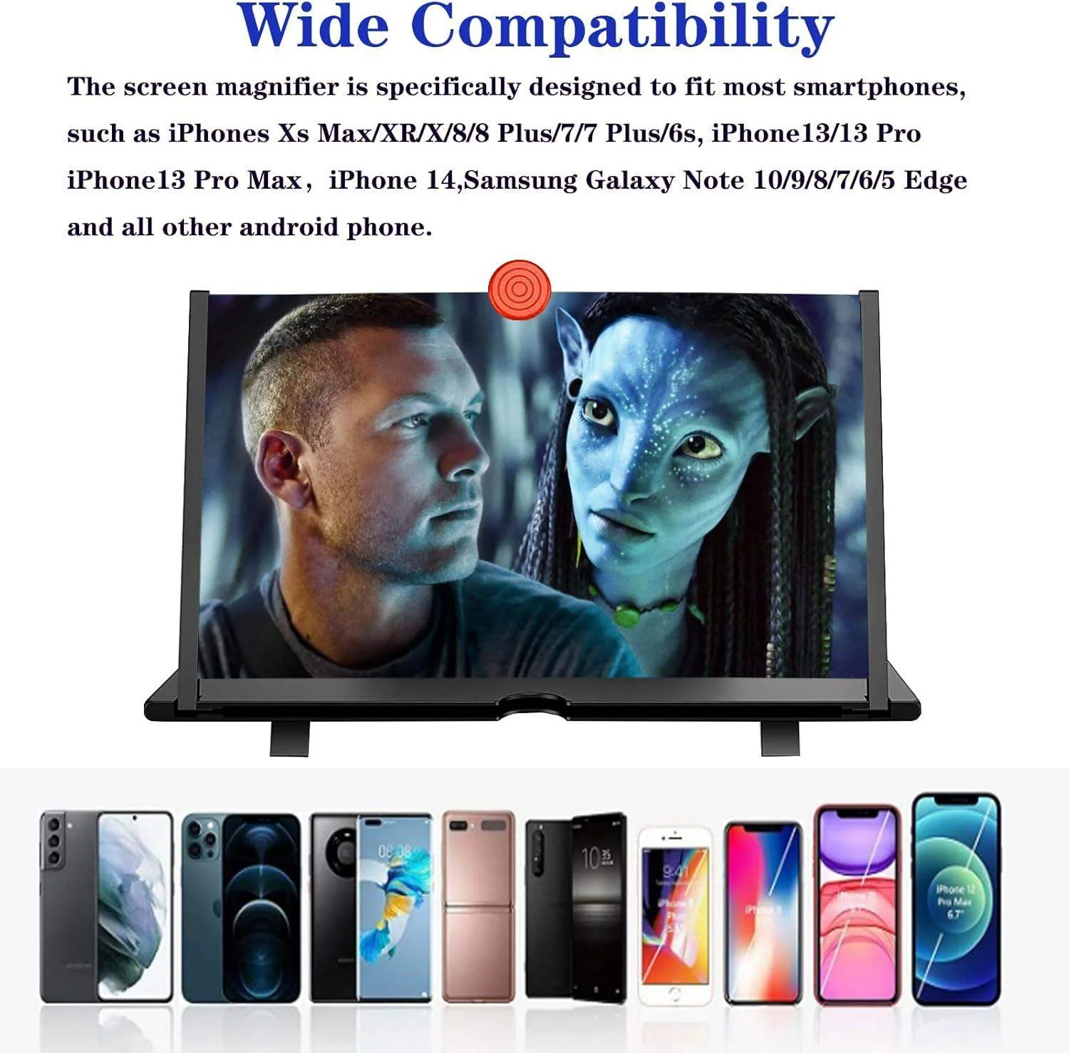 16 Inch Phone Screen Magnifier For Movies, Videos, And Gaming-Aldronix