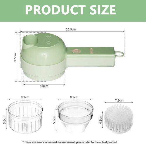 4 In 1 Electric Food Cutter-Aldronix