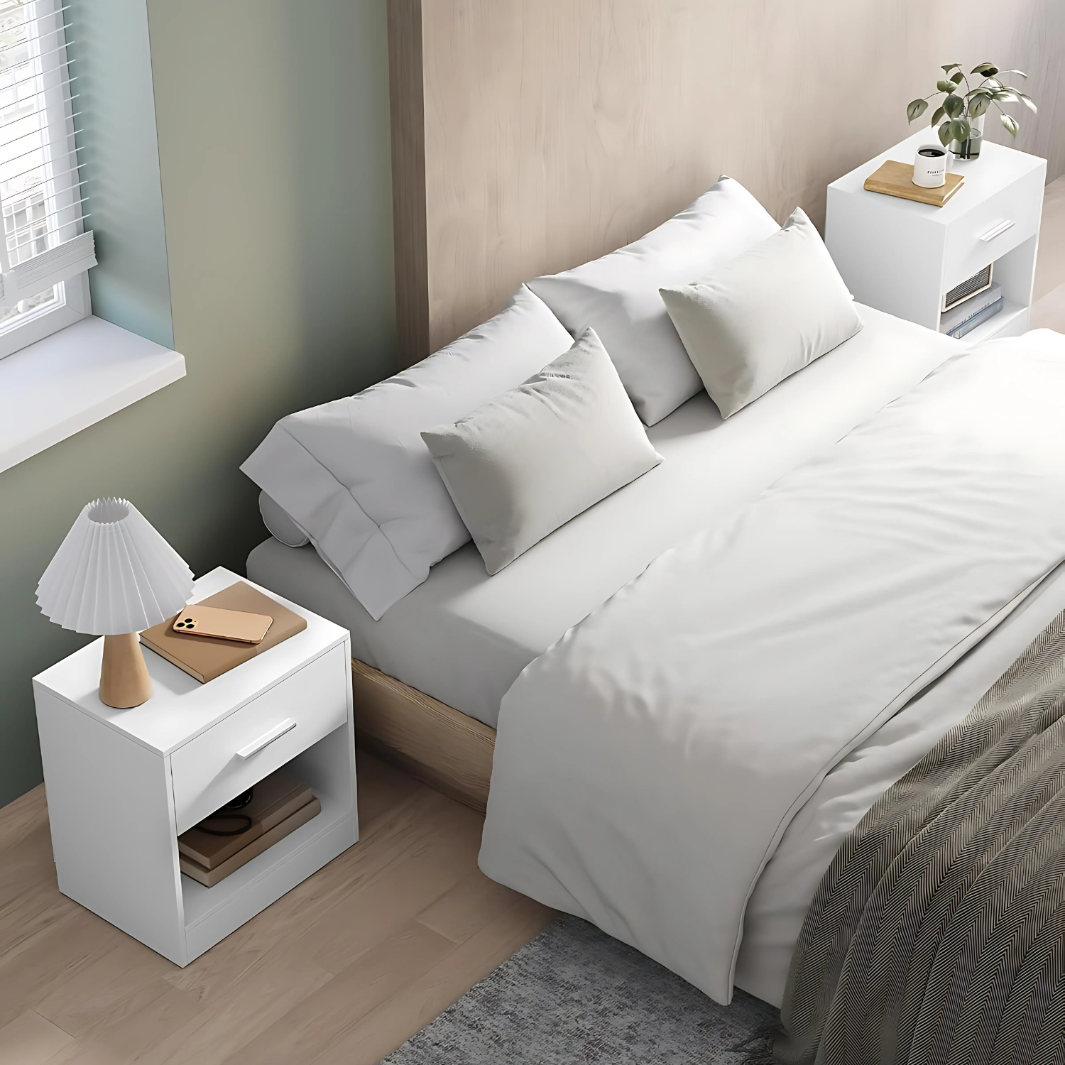 Secret Compartment Luxury Nightstand-Aldronix