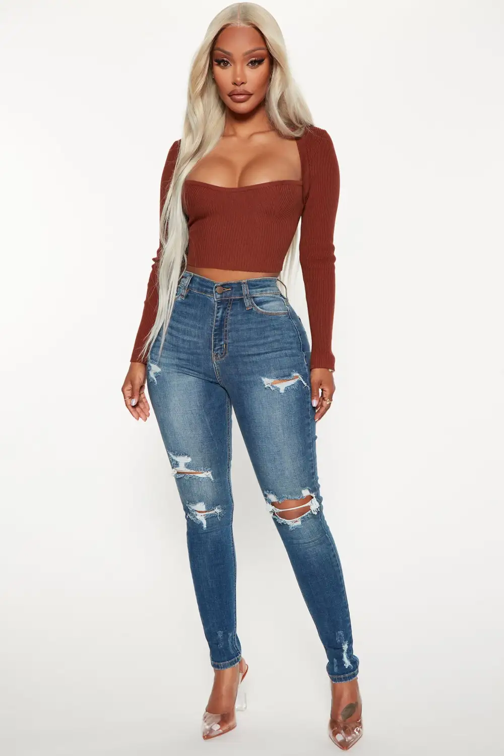 Don't Believe It Skinny Jeans - Dark Denim-Aldronix