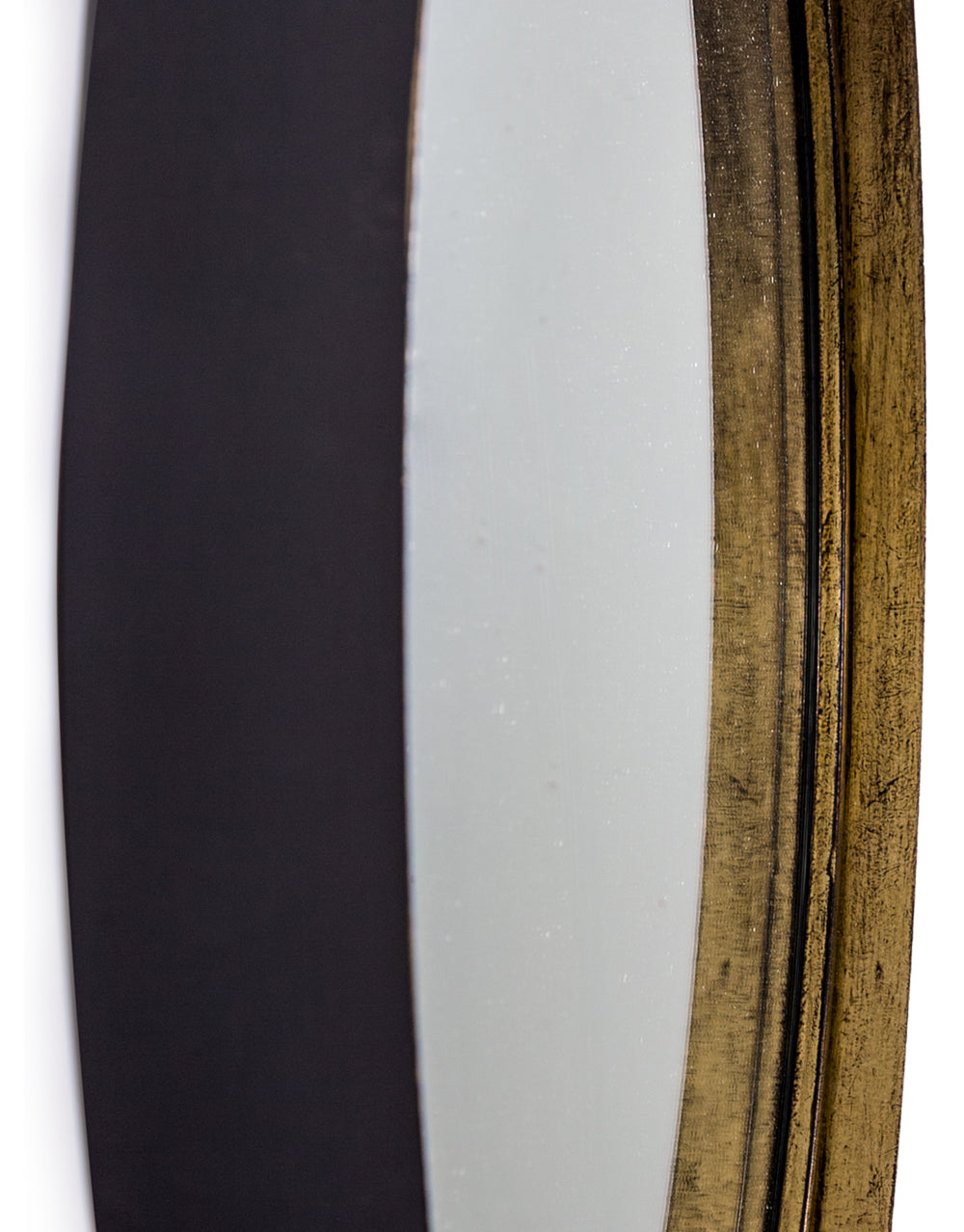 Large Deep Black and Bronze Deep Frame Mirror-Aldronix
