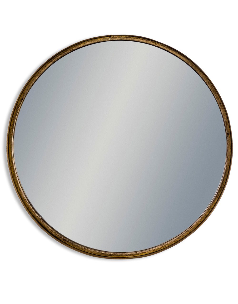 Large Deep Black and Bronze Deep Frame Mirror-Aldronix